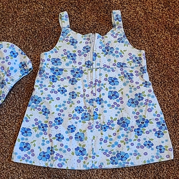 Blue Dress &  Bottoms 6-12m Baby Girl Old Navy - Picture 5 of 7
